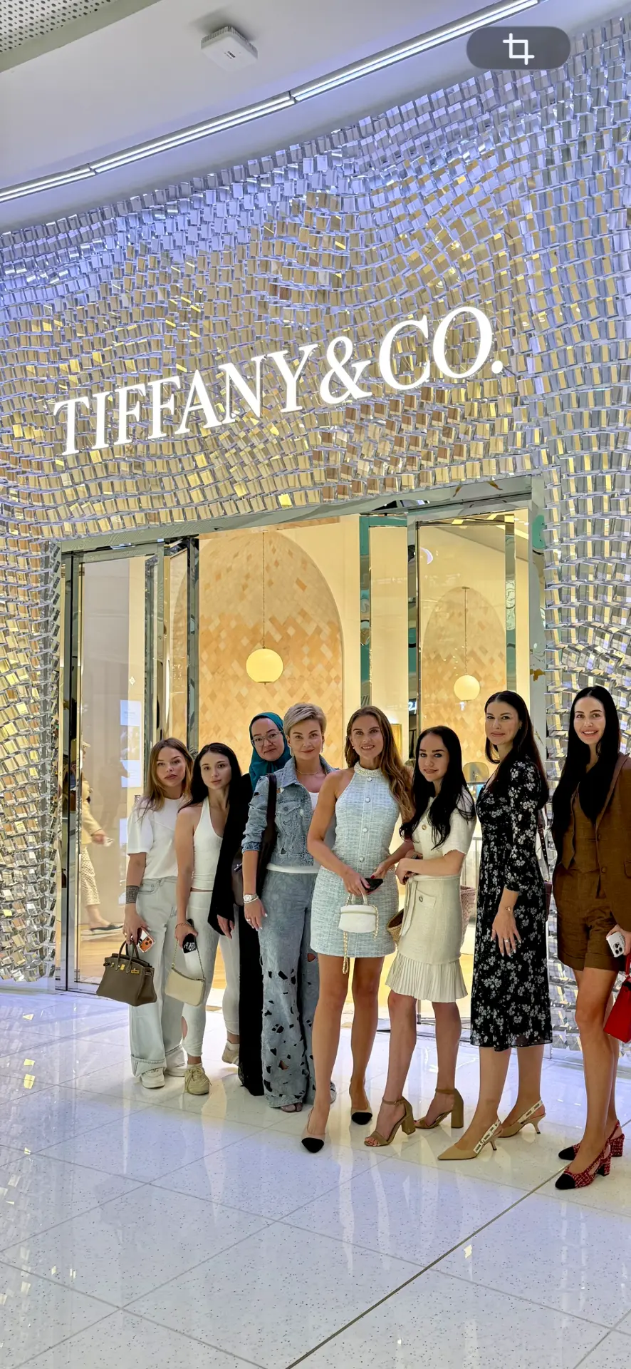 EVA members at a Tiffany & Co. boutique event in Dubai