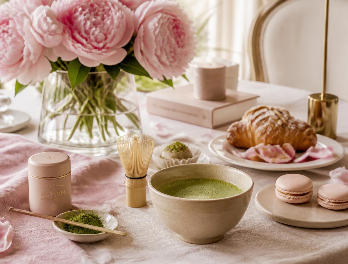 Matcha morning at an EVA gathering
